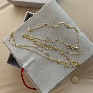 Loquet London 9kt Yellow Gold 32” Chain